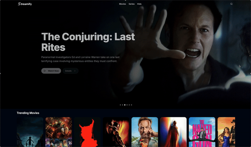 Streamify project image